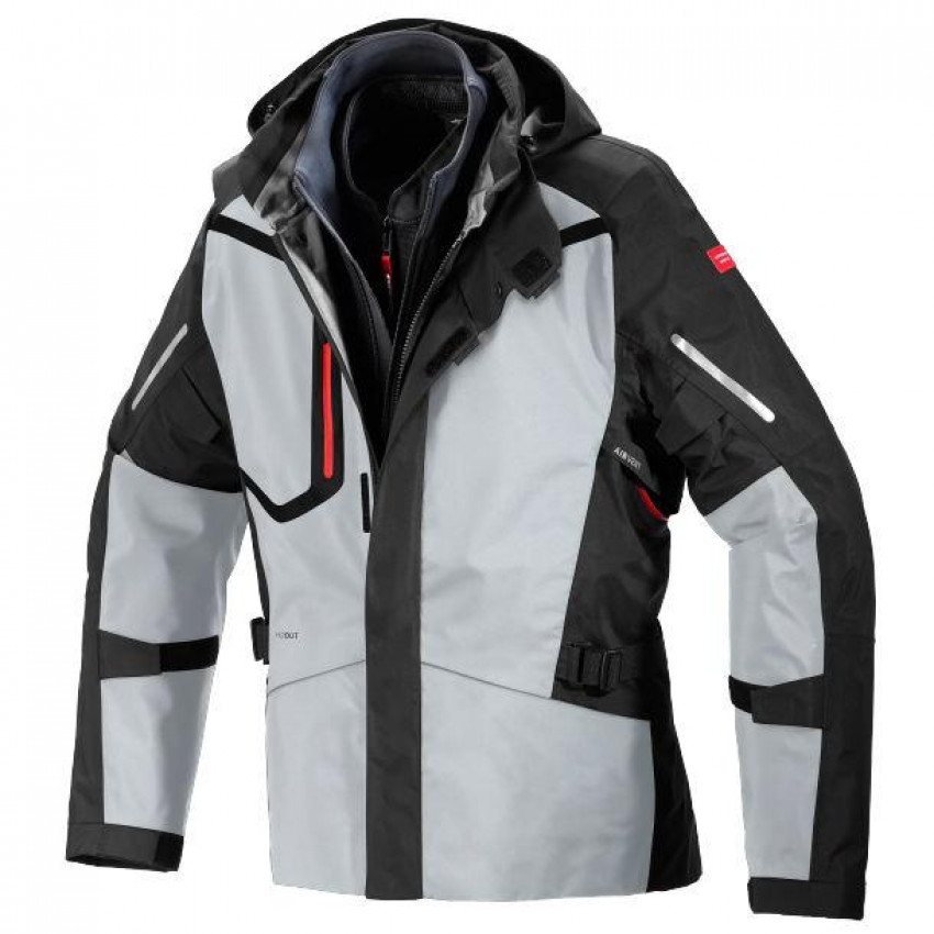 Мотокуртка Spidi MISSION-T JACKET Black White